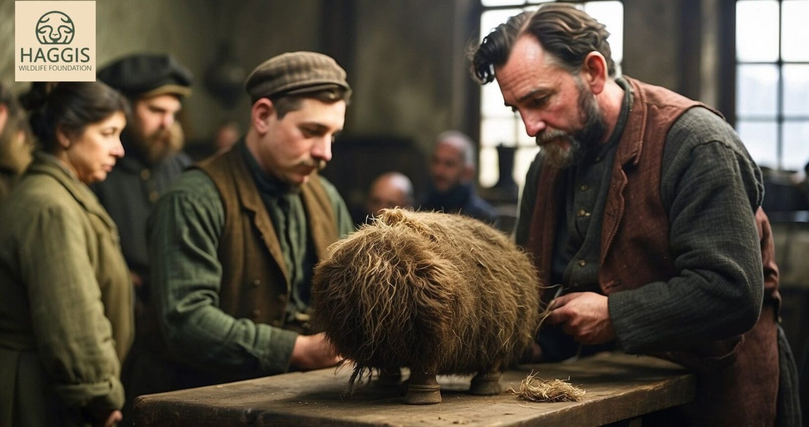 Old Scottish Haggis Wool Worker 2