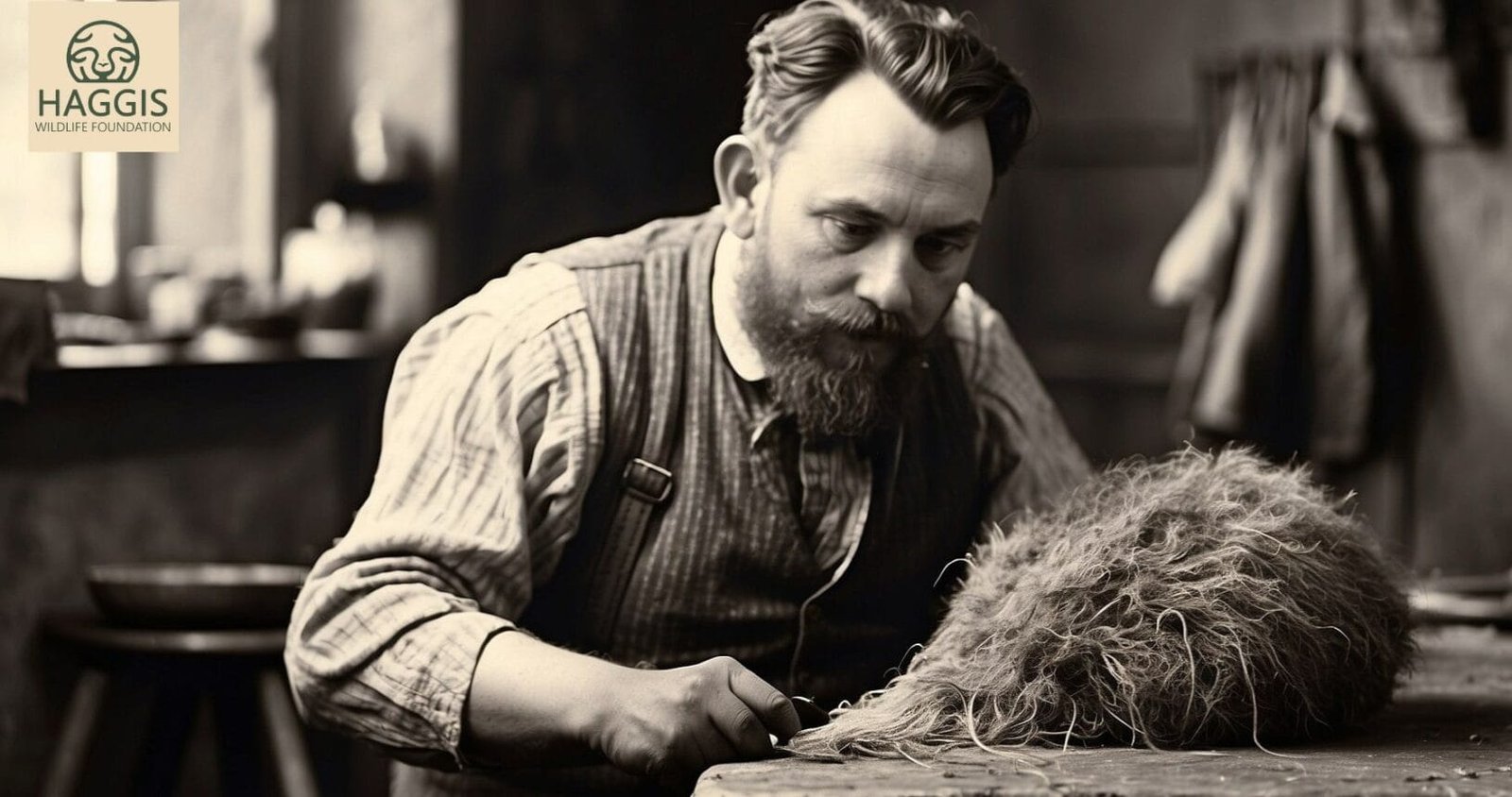Old Scottish Haggis Wool Worker 6