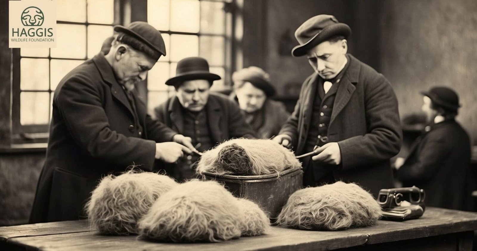 Old Scottish Haggis Wool Worker 8