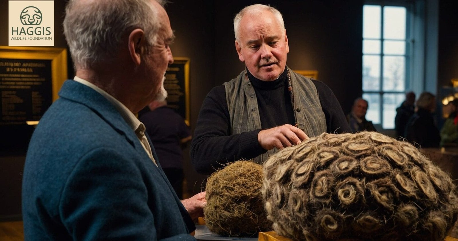 Haggis Wool Display Scotland