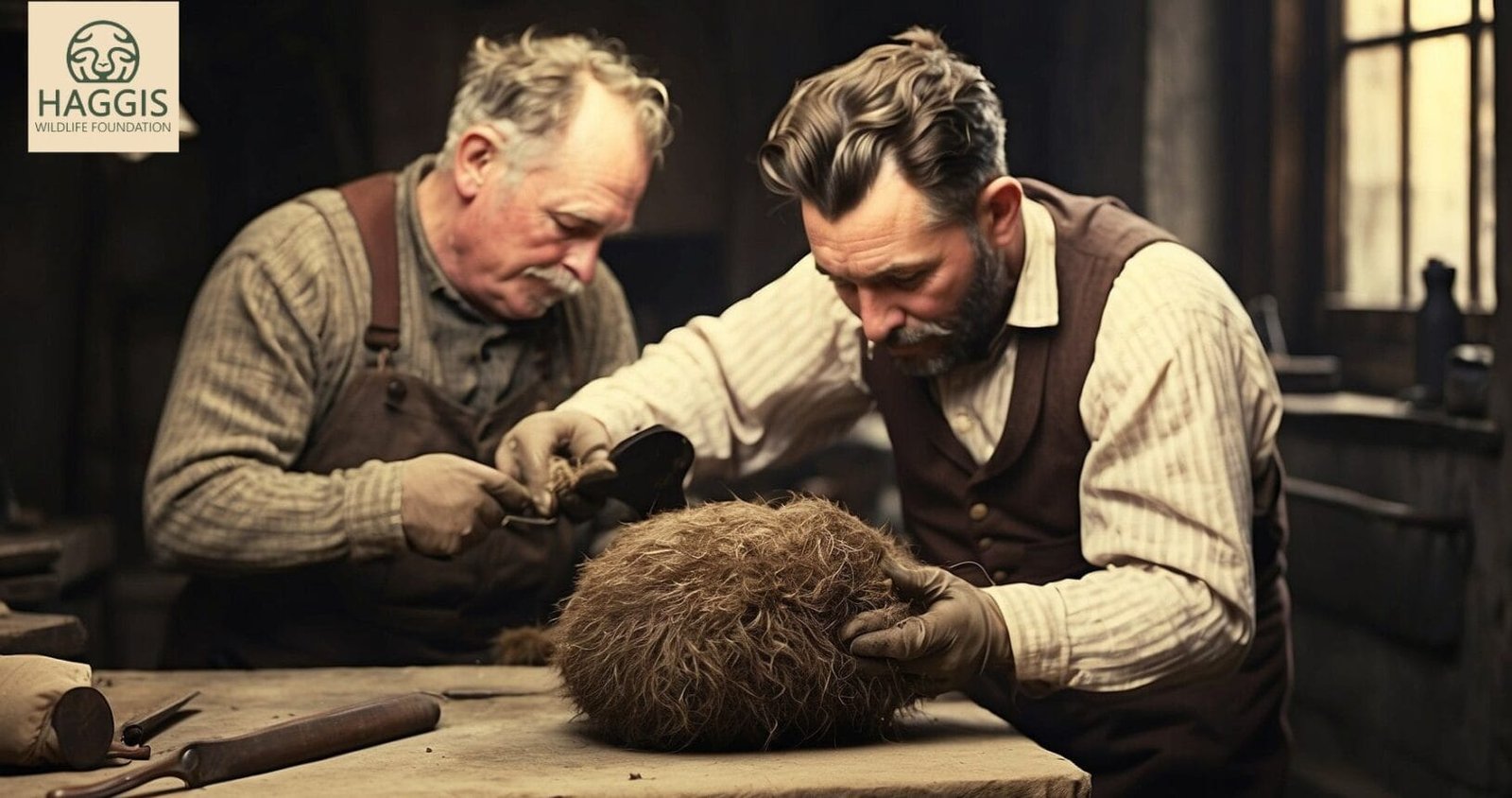 Old Scottish Haggis Wool Worker 10