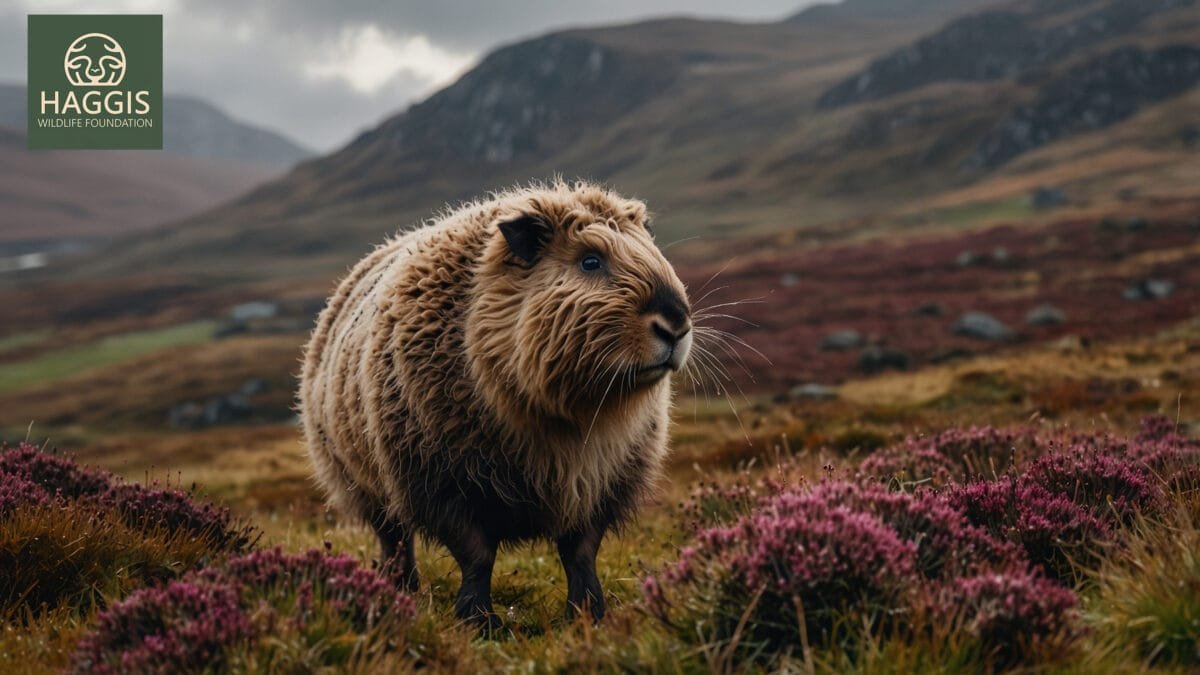 Wild Haggis Animal in Scotland