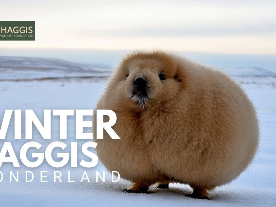 The Winter Wonderland of Wild Scottish Haggis Animals