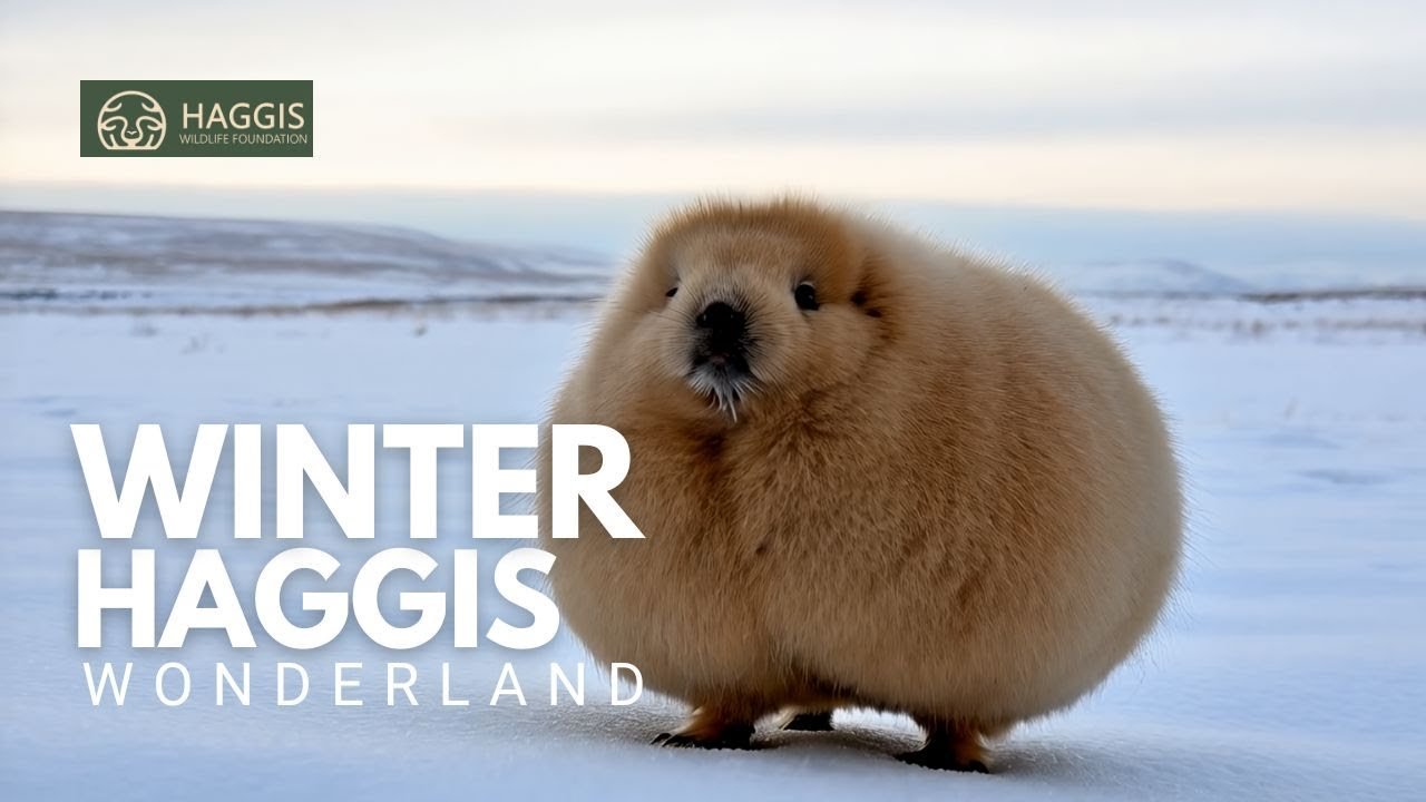 The Winter Wonderland of Wild Scottish Haggis Animals