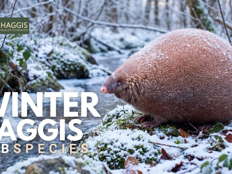 Winter Subspecies of Wild Haggis Animals