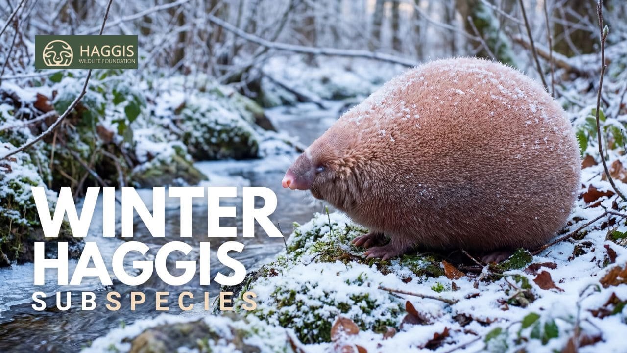 Winter Subspecies of Wild Haggis Animals