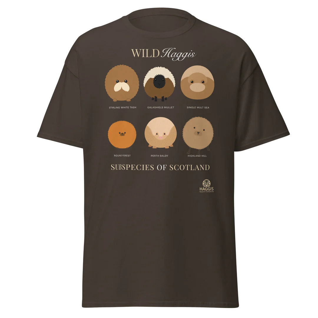 Scotland’s Wild Haggis Subspecies Haggis Wildlife Foundation T-shirt