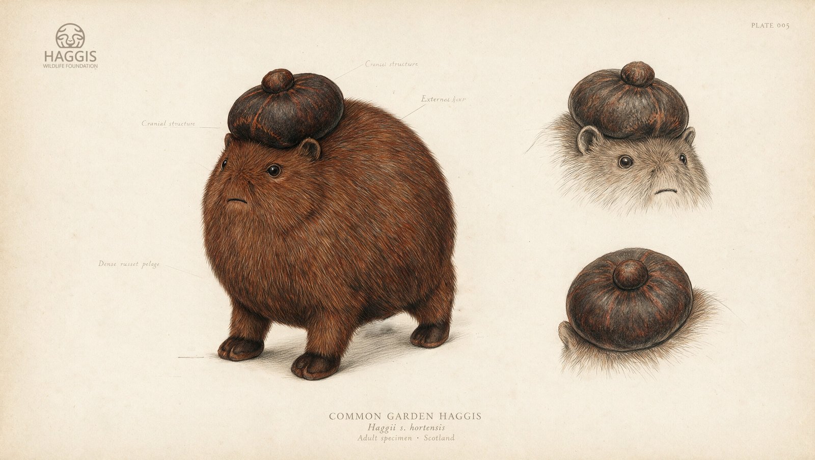 Scottish garden haggis